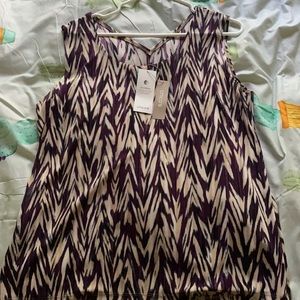 Chico’s multi color tank Chico’s size 3.